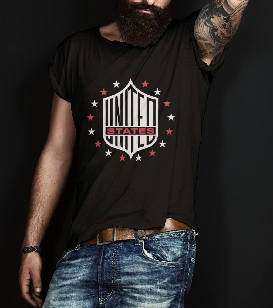United States National Team Soccer Federation Stars T-Shirt