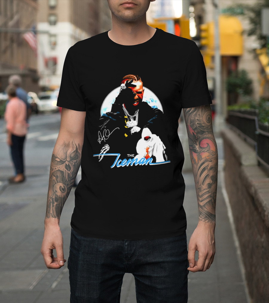 Drake The Iceman Autographed 2026 Design By Cesar T-Shirt