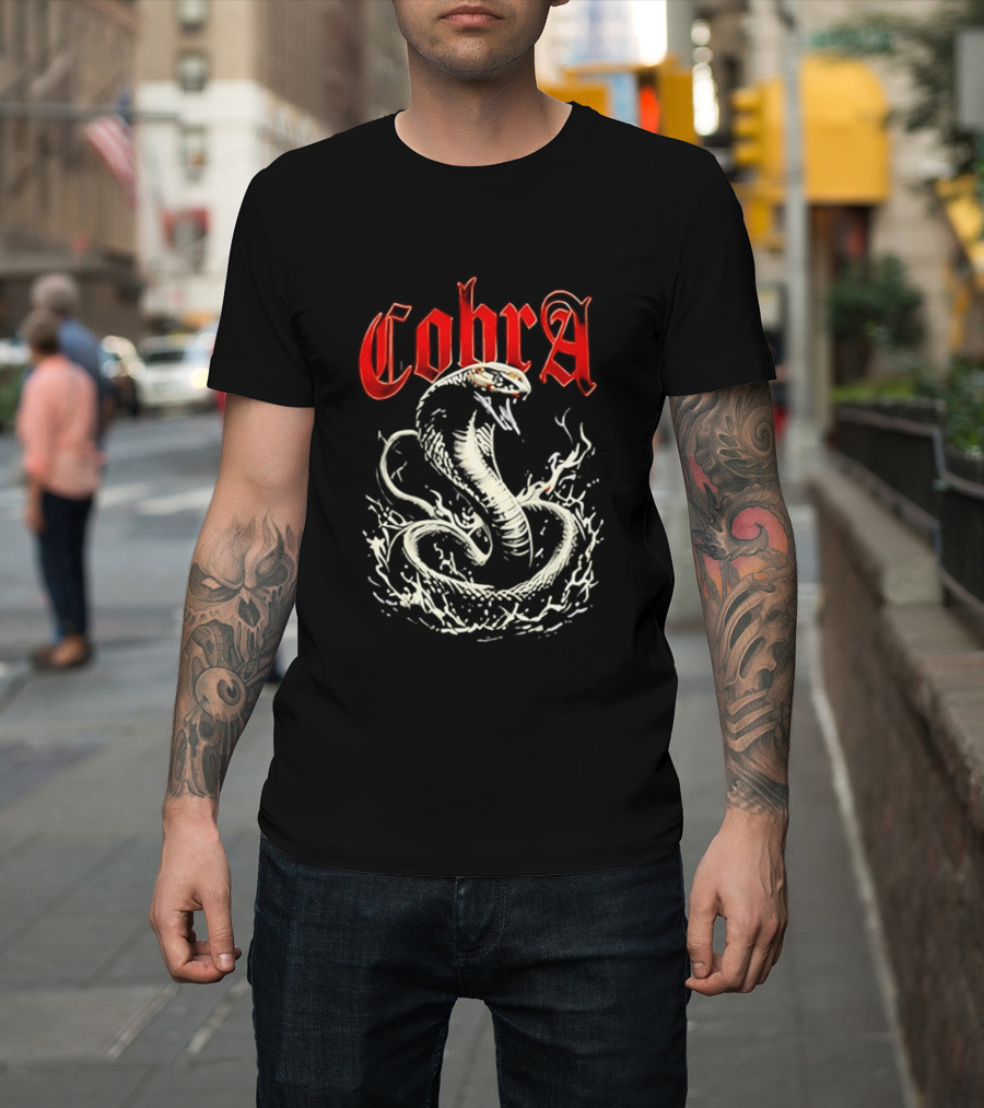 Cobra Snake Fierce Fire Serpent T-Shirt