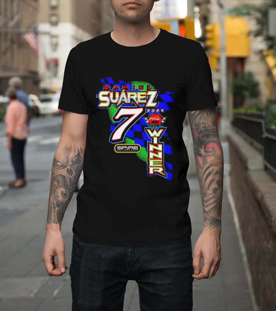 Daniel Suarez NASCAR Coca Cola Number 7 Winner 2026 T-Shirt