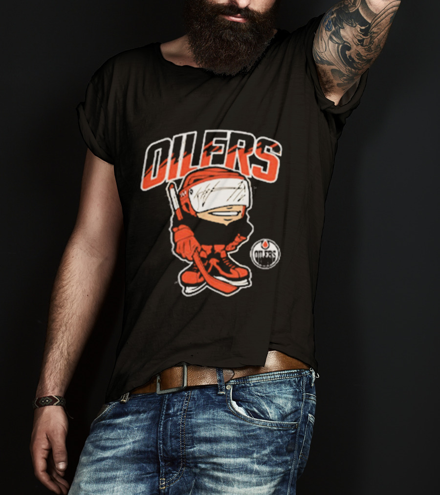 Edmonton Oilers Infant Tough Guy Hockey Player T-Shirt