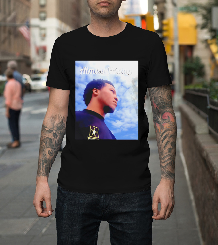 Almost Friday Jalen Brunson NWTS Basketball Sky T-Shirt