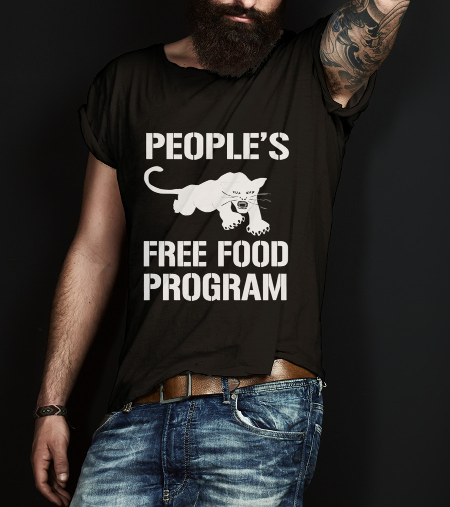 People's Free Food Program Panther T-Shirt