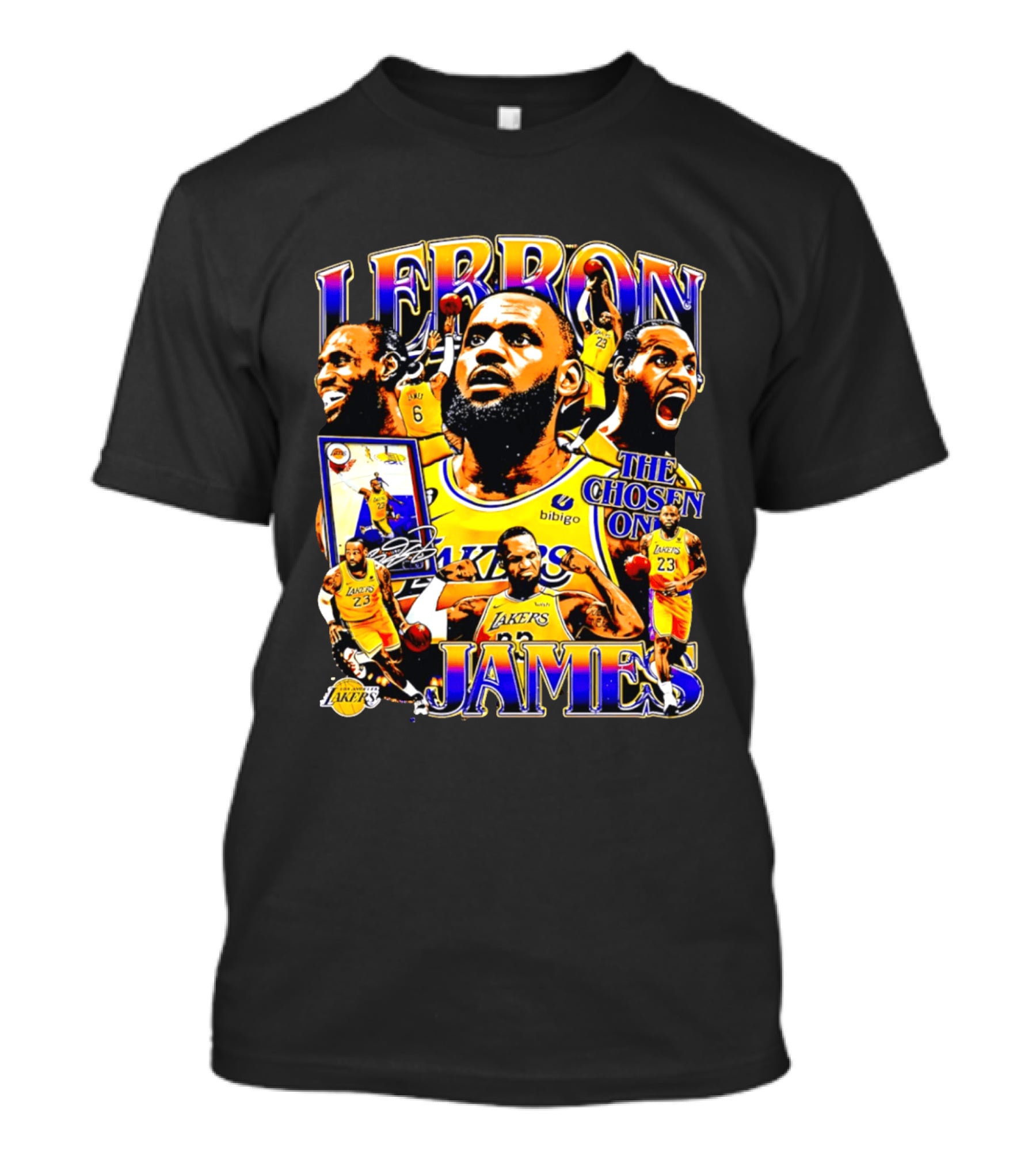 LeBron James Los Angeles Lakers The Chosen One 23 6 T-Shirt