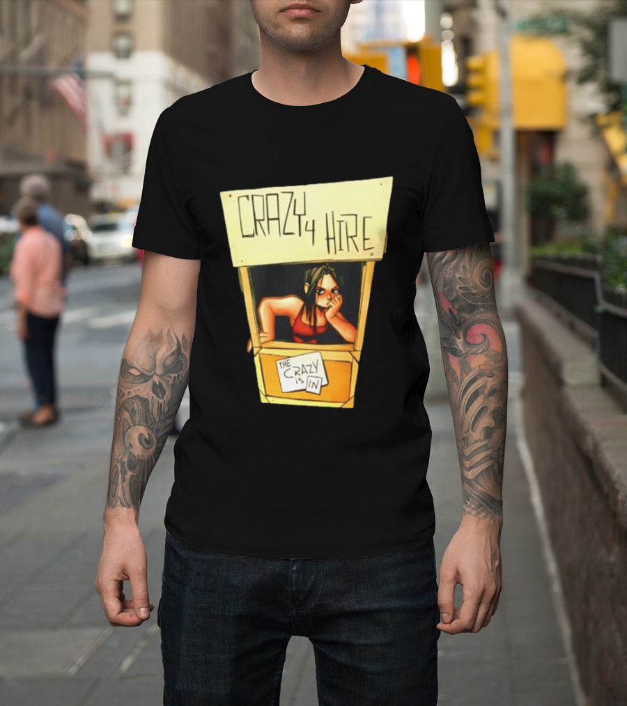 Nemi Montoya Crazy 4 Hire Comic Strip The Crazy Is T-Shirt