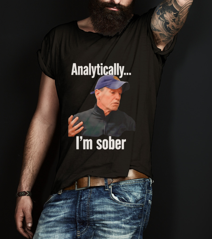 New York Knicks Analytically I'm Sober T-Shirt