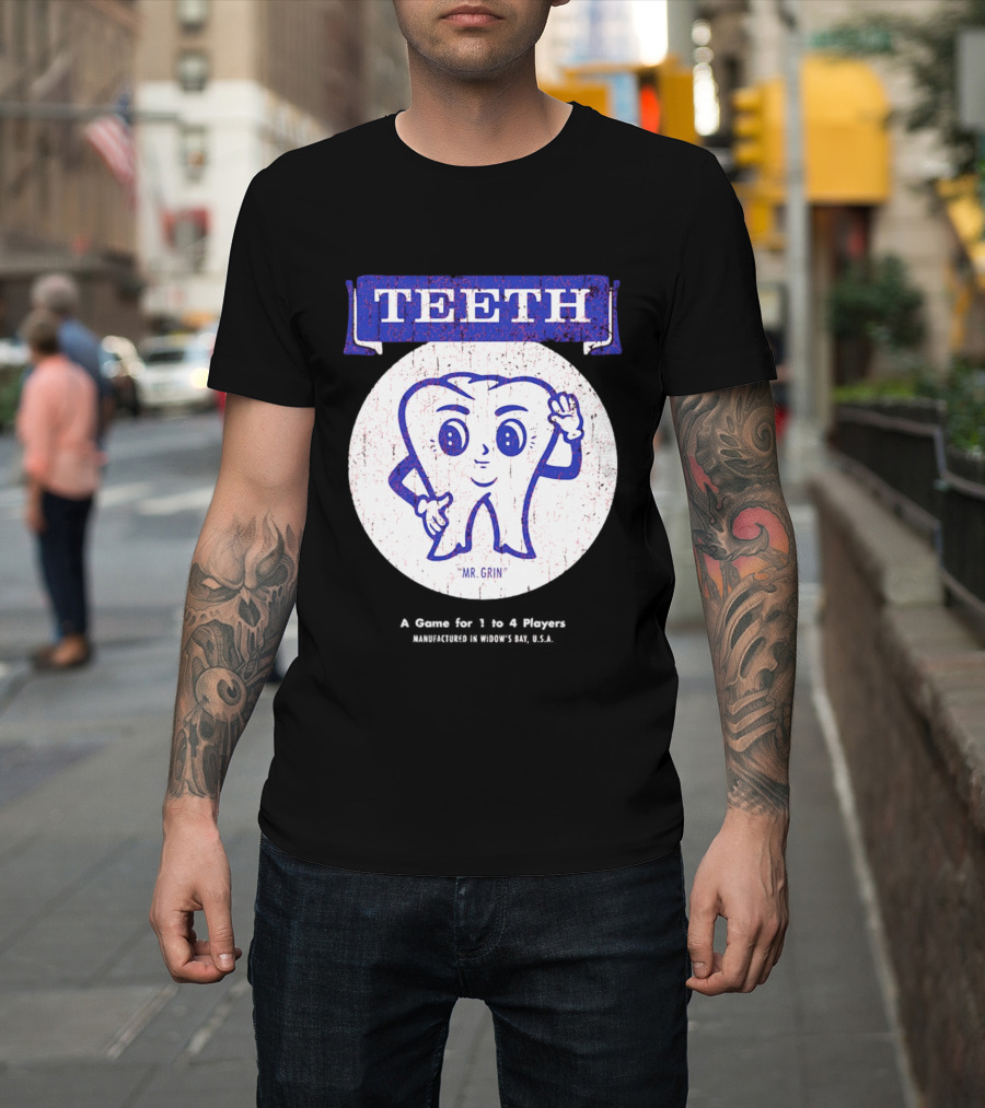 TEETH Mr. Grin Game For 1 To 4 Player T-Shirt