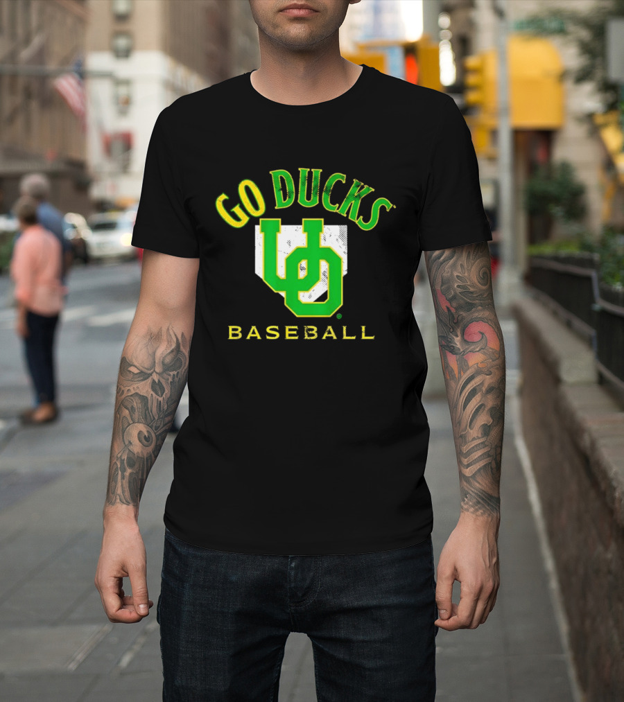 Go Ducks UO Oregon Baseball T-Shirt