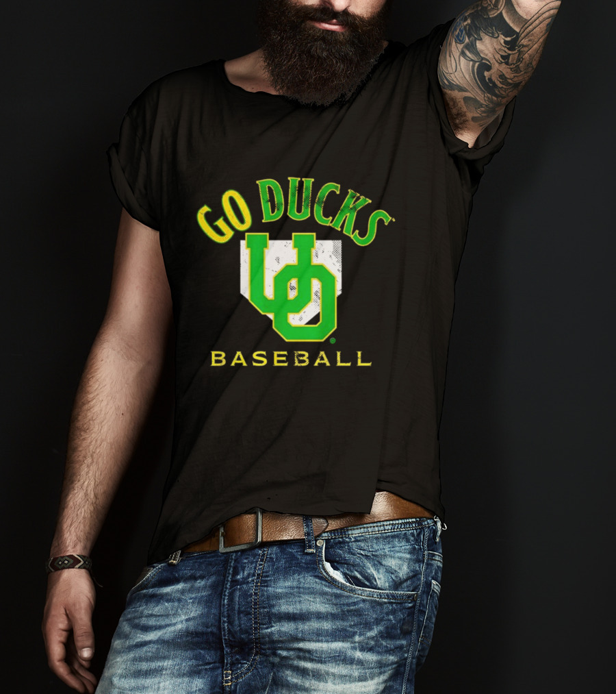 Go Ducks UO Oregon Baseball T-Shirt