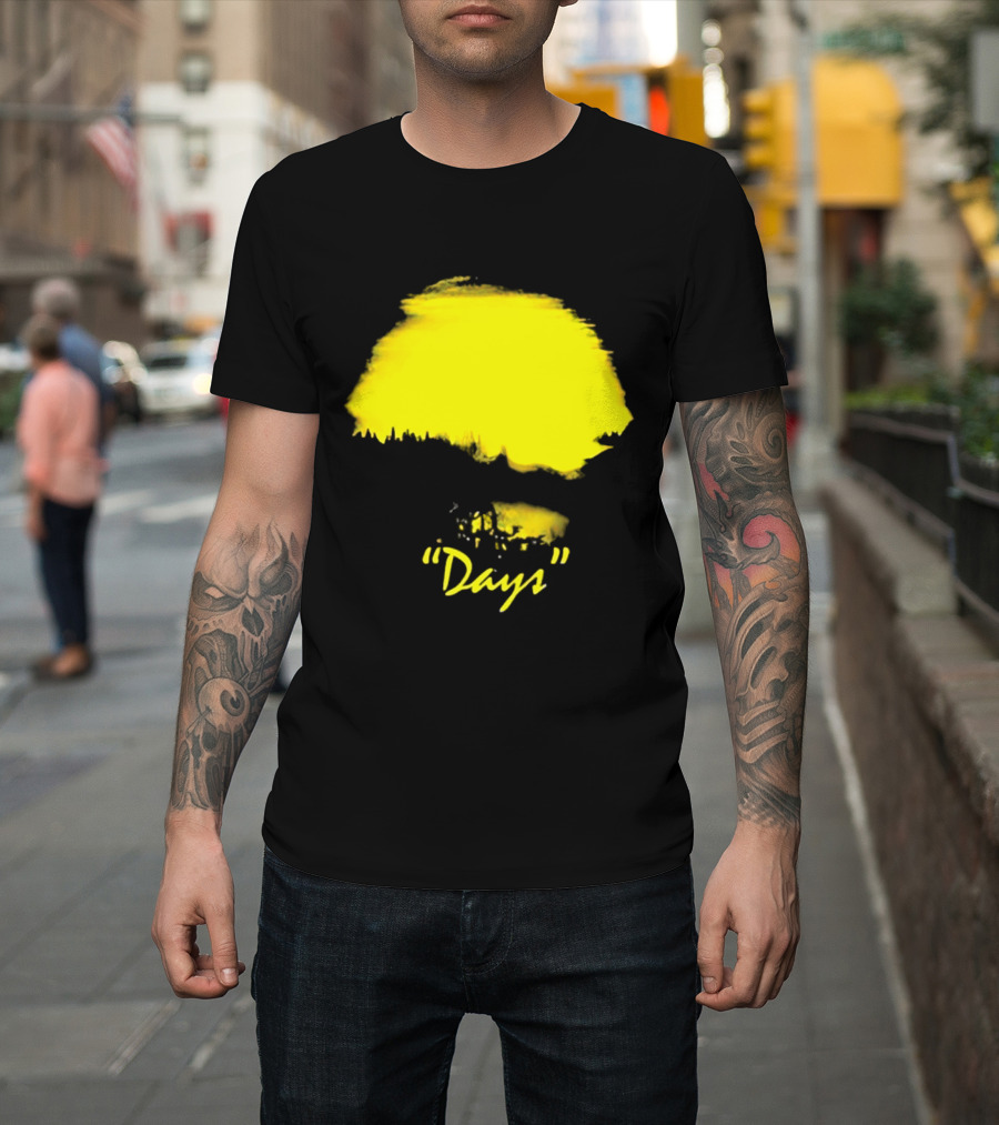 Welcome To Yellow "Days" Bright Sunshine Paintstroke T-Shirt