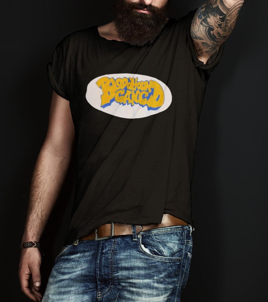 Bloodhound Gang Bold Yellow And Blue T-Shirt
