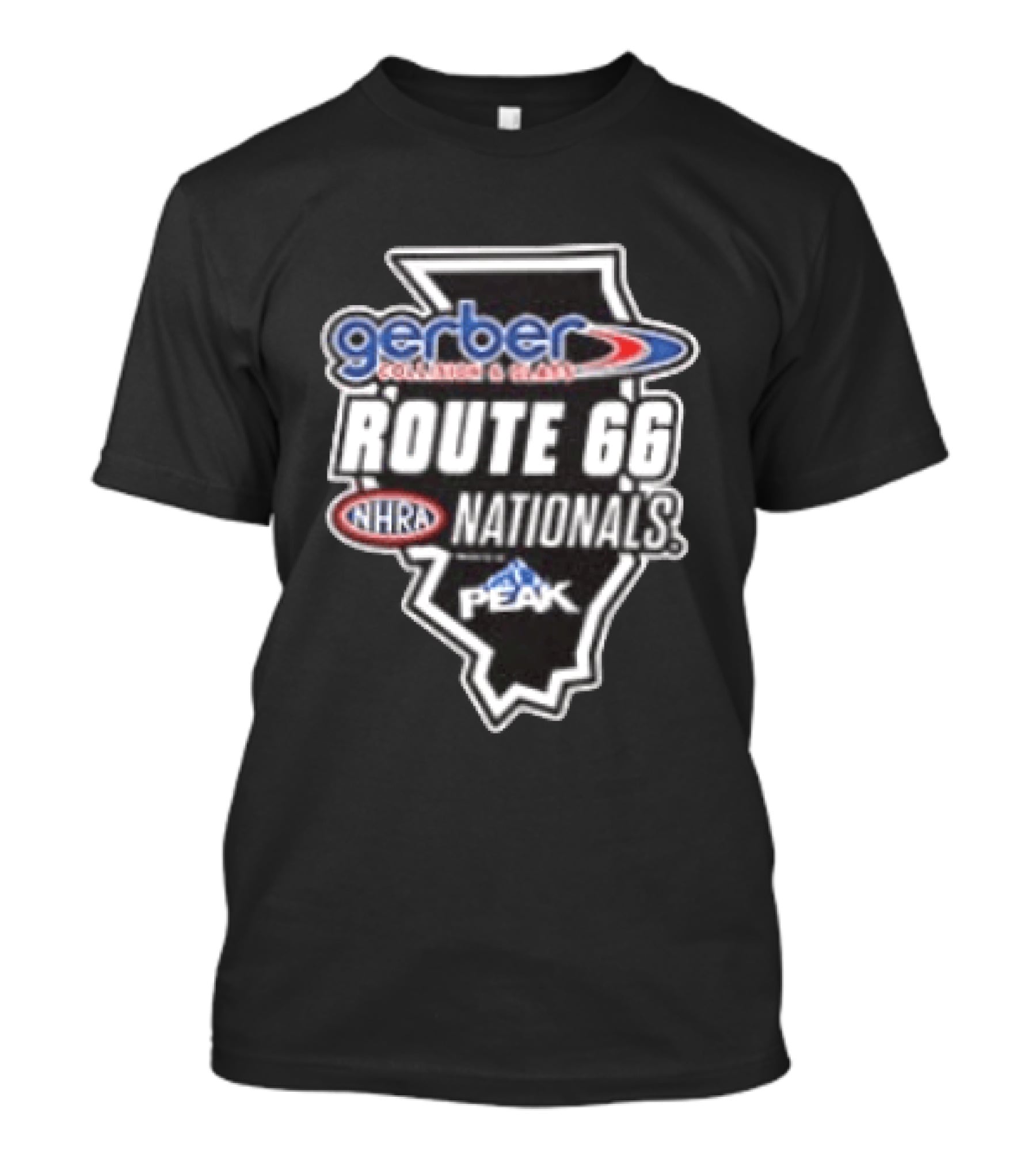 Chicago 2026 NHRA Gerber Collision & Glass Route 66 Nationals Peak Nitro Junkie T-Shirt