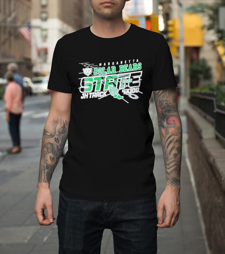 Margaretta Polar Bears 2026 State Track JH Winged Foot T-Shirt