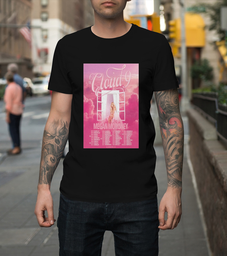 The Cloud 9 Tour Megan Moroney Chicago June 02 2026 T-Shirt