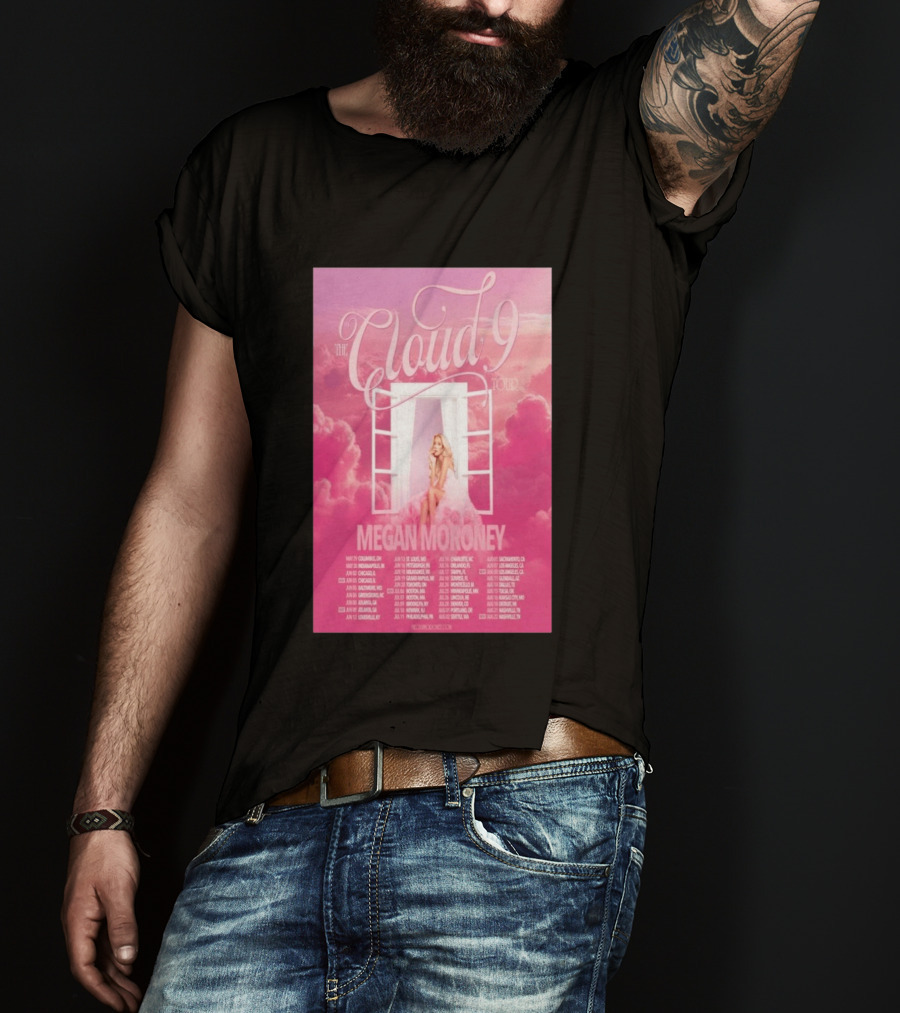 The Cloud 9 Tour Megan Moroney Chicago June 02 2026 T-Shirt