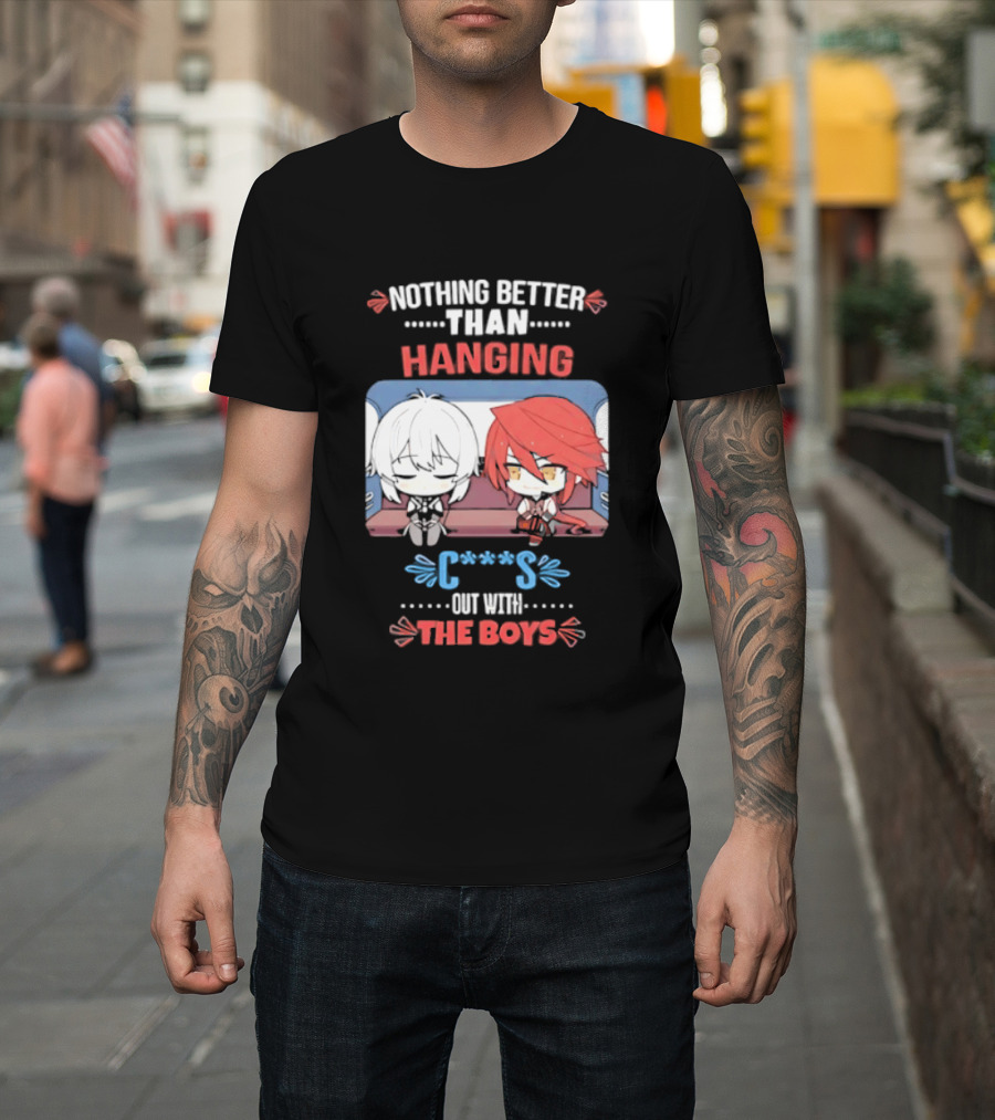 Stelle And Himeko Nothing Better Than Hanging Out With The Boys T-Shirt