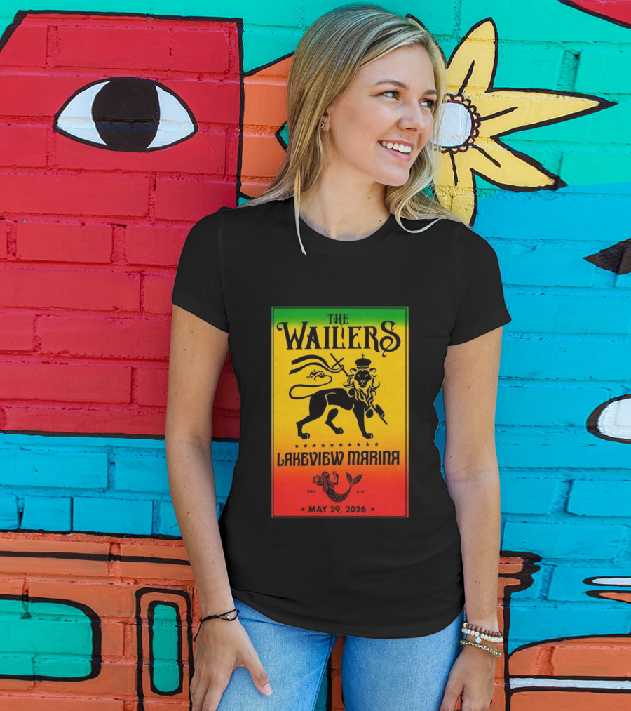 The Wailers Lakeview Marina Birmingham AL May 29 2026 Lion And Mermaid T-Shirt