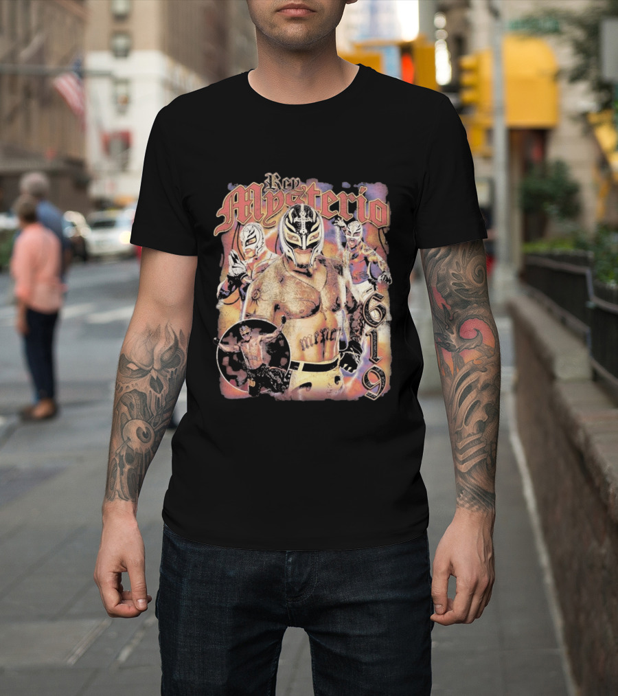 Rey Mysterio 619 Wrestling Superstar Collection T-Shirt