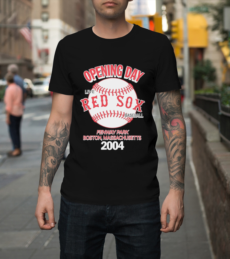 Opening Day Red Sox Fenway Park Boston Massachusetts 2004 T-Shirt