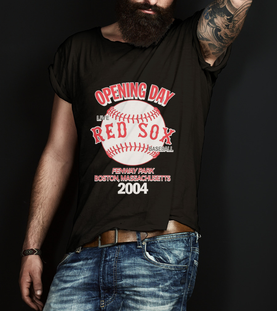 Opening Day Red Sox Fenway Park Boston Massachusetts 2004 T-Shirt