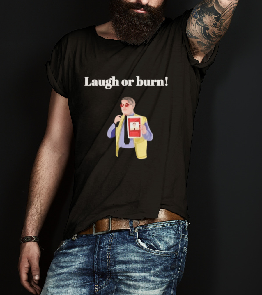 Hannibal Lecter Laugh Or Burn Will Graham The Running Man T-Shirt