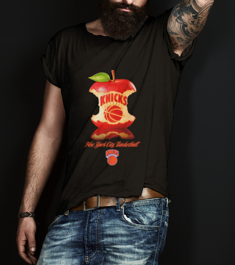 New York Knicks Big Apple Basketball NYC T-Shirt