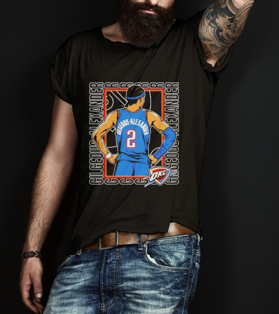 Shai Gilgeous Alexander 2 Oklahoma City Thunder NBA Gilgeous Alexander T-Shirt
