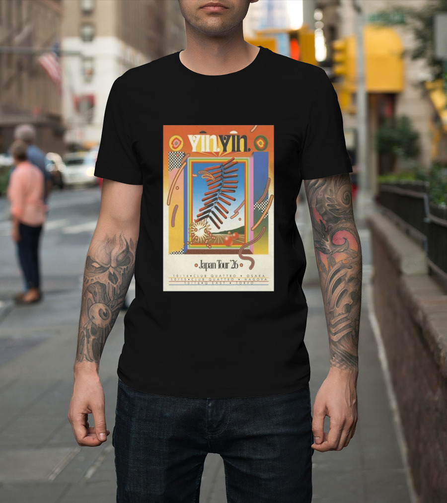 YinYin Japan Tour 2026 Club Quattro Osaka Nagoya Tokyo T-Shirt