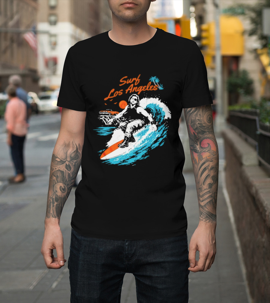 Surf Los Angeles Snake Plissken Escape From New York T-Shirt