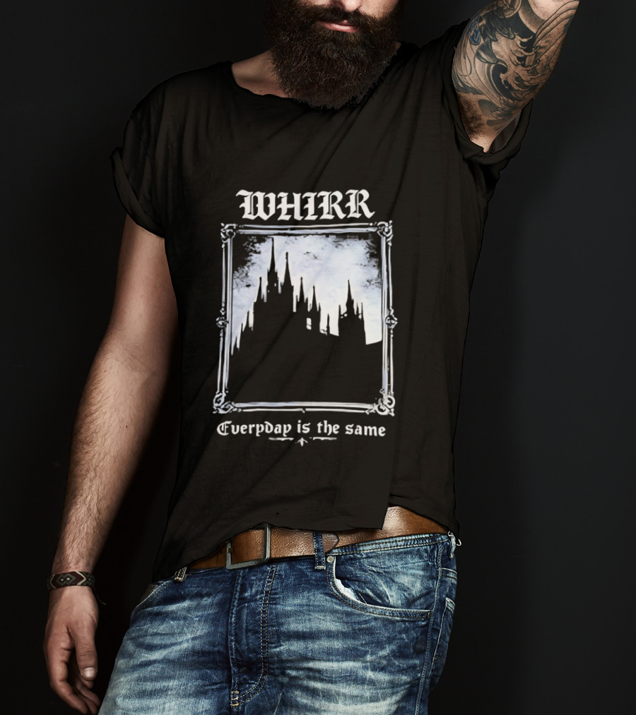 WHIRR Everyday Is The Same Gothic Castle Scene T-Shirt