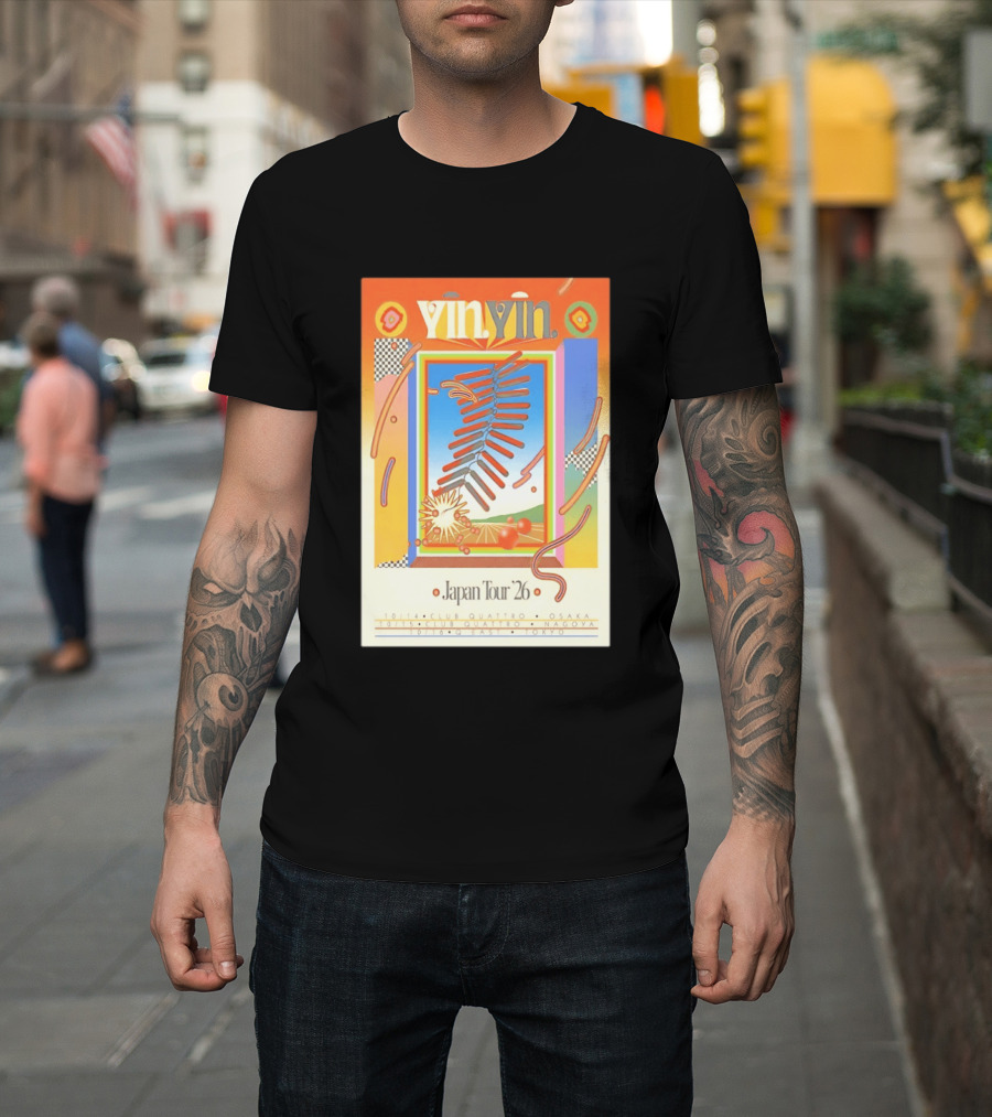 Yin Yin Japan Tour 26 Club Quattro Osaka Nagoya Q East Tokyo T-Shirt