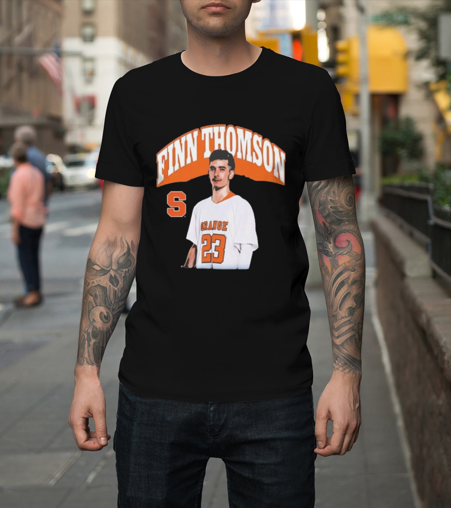 Syracuse Orange Lacrosse Finn Thomson Number 23 T-Shirt