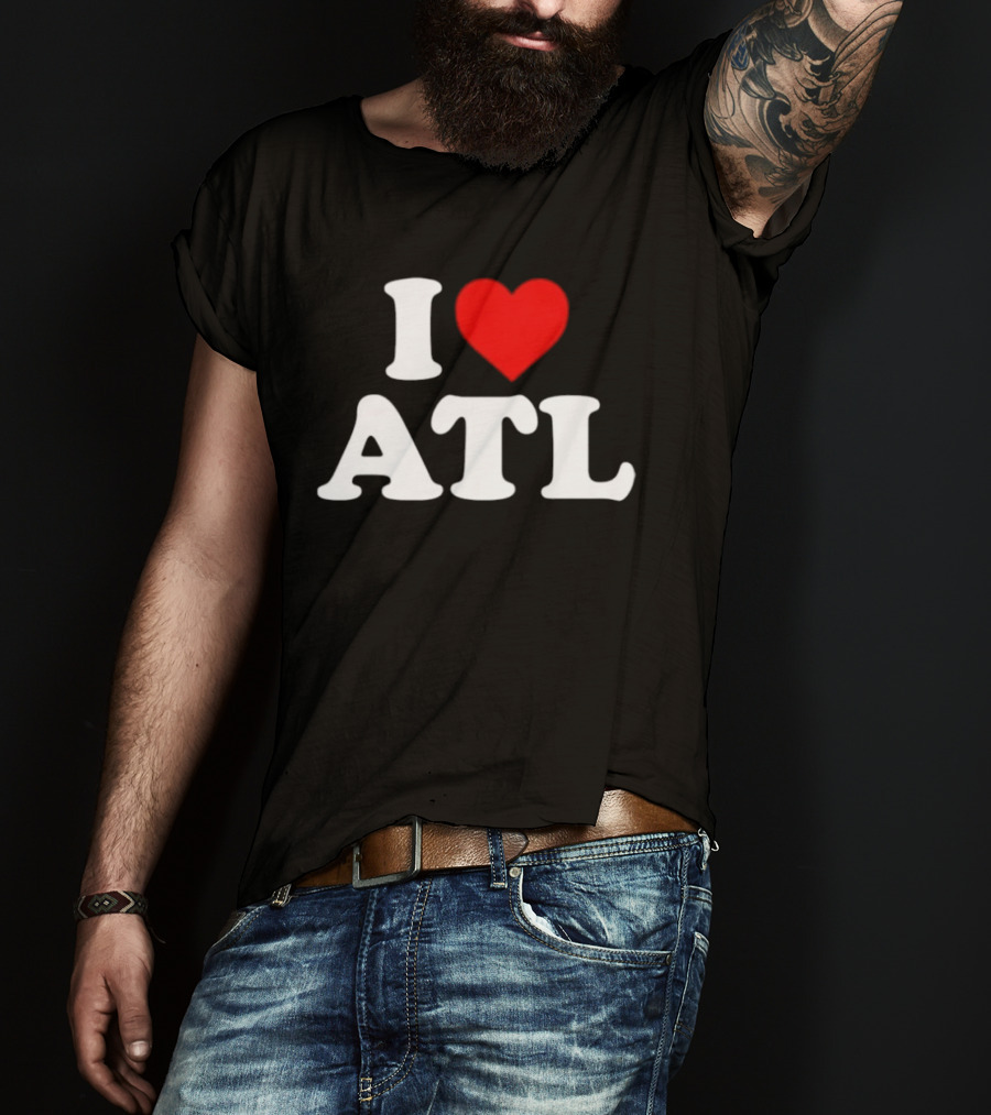Atlanta Braves I Heart ATL Baseball Team T-Shirt