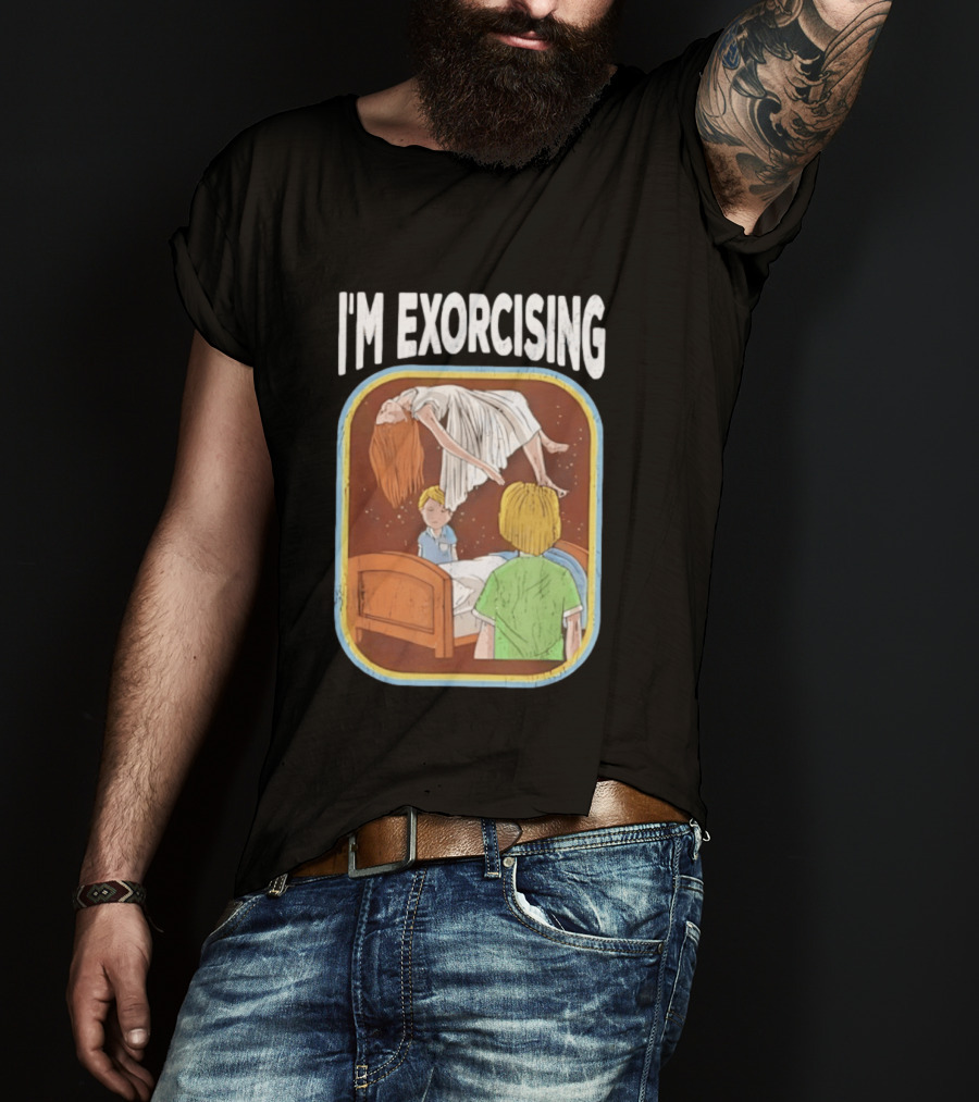 I'm Exorcising NJ Horror Paranormal Child Scene T-Shirt