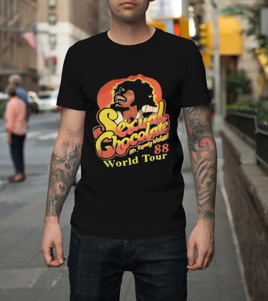 Sexual Chocolate Mr Randy Watson 88 World Tour Eddie Murphy Coming To America T-Shirt