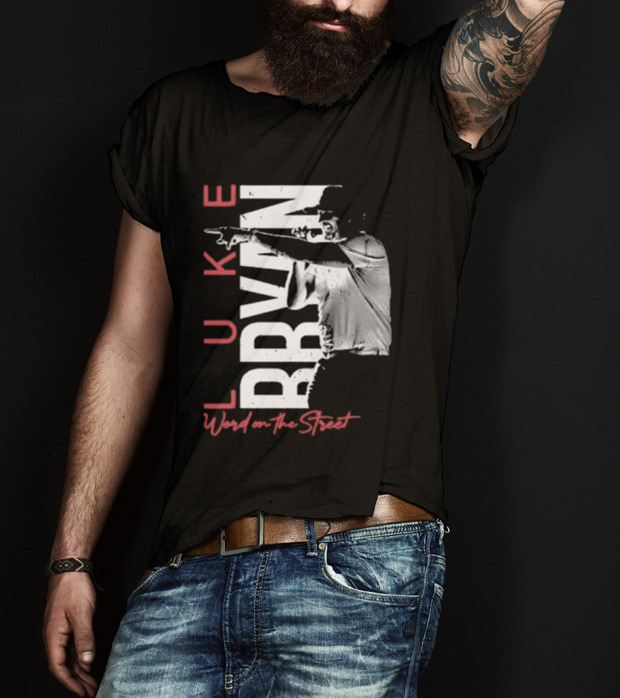 Luke Bryan Word On The Street Tour Merchandise T-Shirt