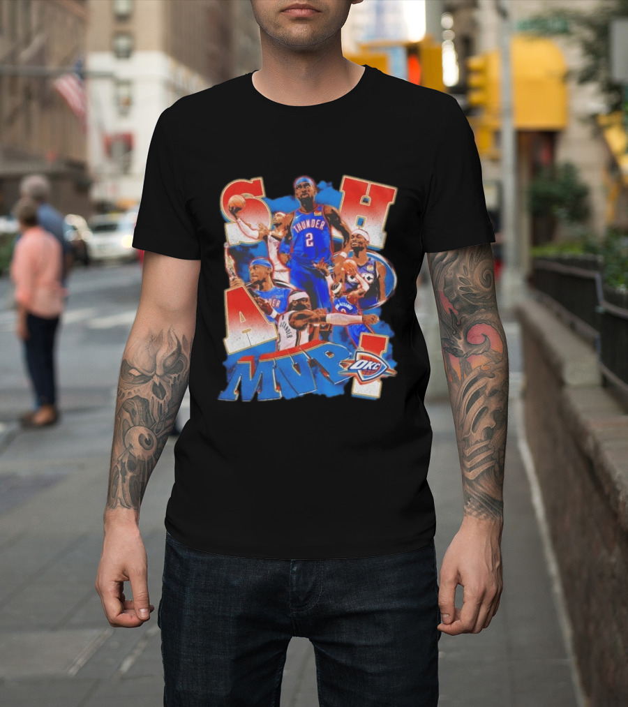 Oklahoma City Thunder Shai Gilgeous Alexander MVP Basketball NBA OKC T-Shirt