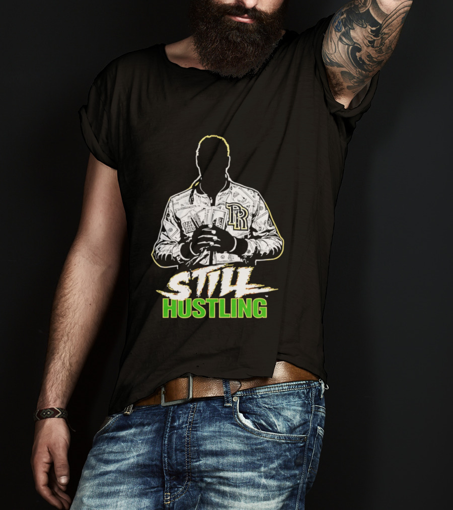 Still Hustling Wrestling LR Jacket T-Shirt