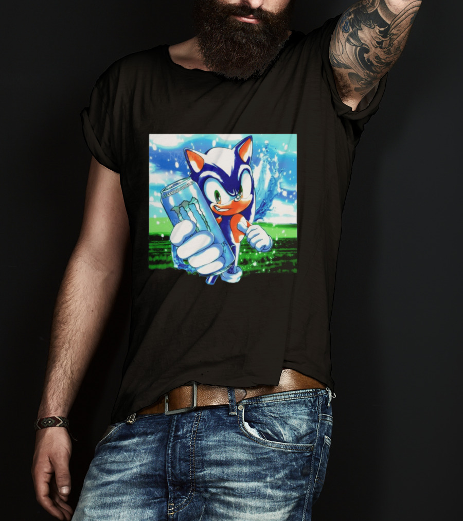 Mamono World Hedgehog Monster Energy T-Shirt