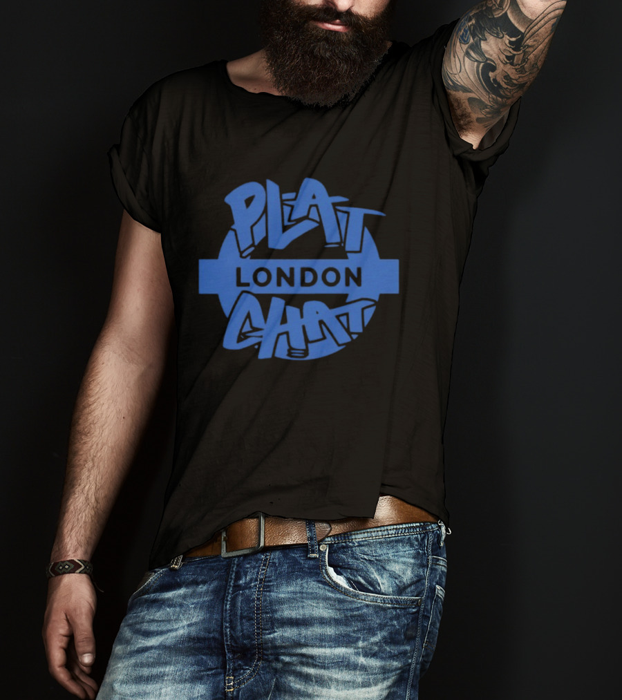Plat Chat London Blue Roundel T-Shirt