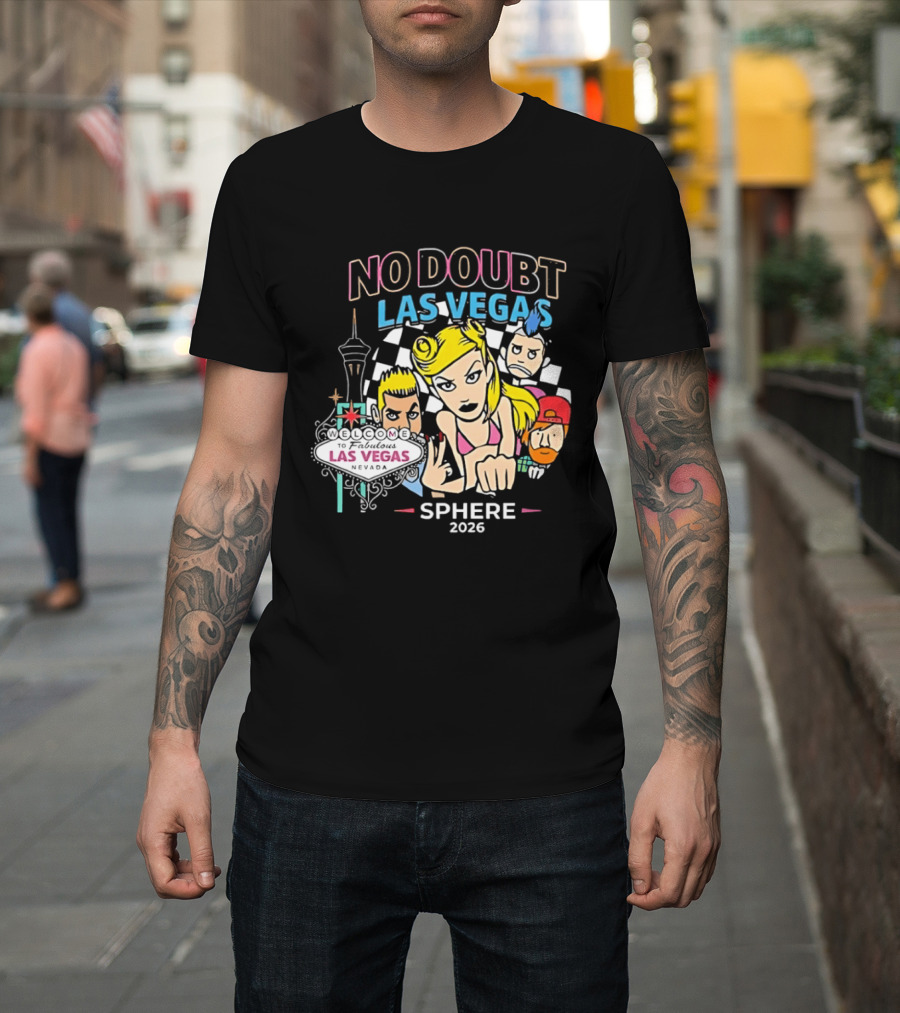 No Doubt Las Vegas Sphere 2026 Concert Merchandise T-Shirt