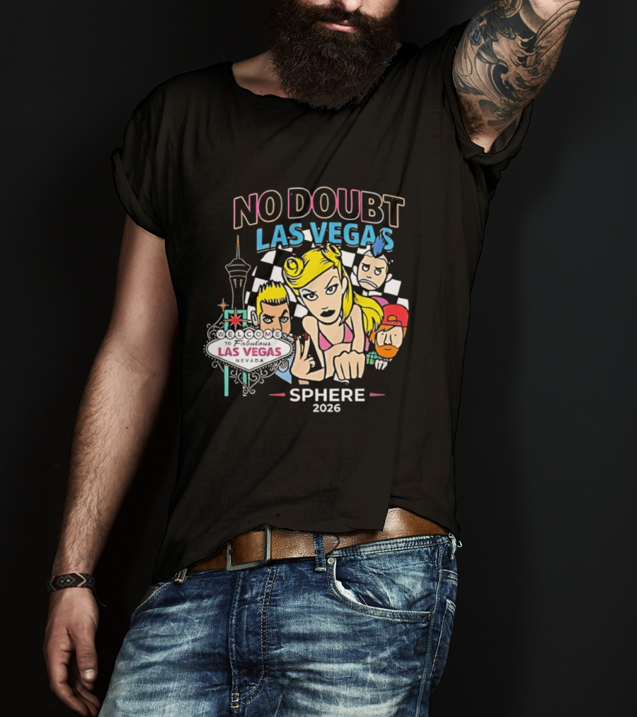 No Doubt Las Vegas Sphere 2026 Concert Merchandise T-Shirt