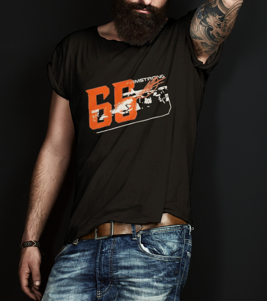 Armstrong 66 Racing Number With Dynamic Speed Lines T-Shirt