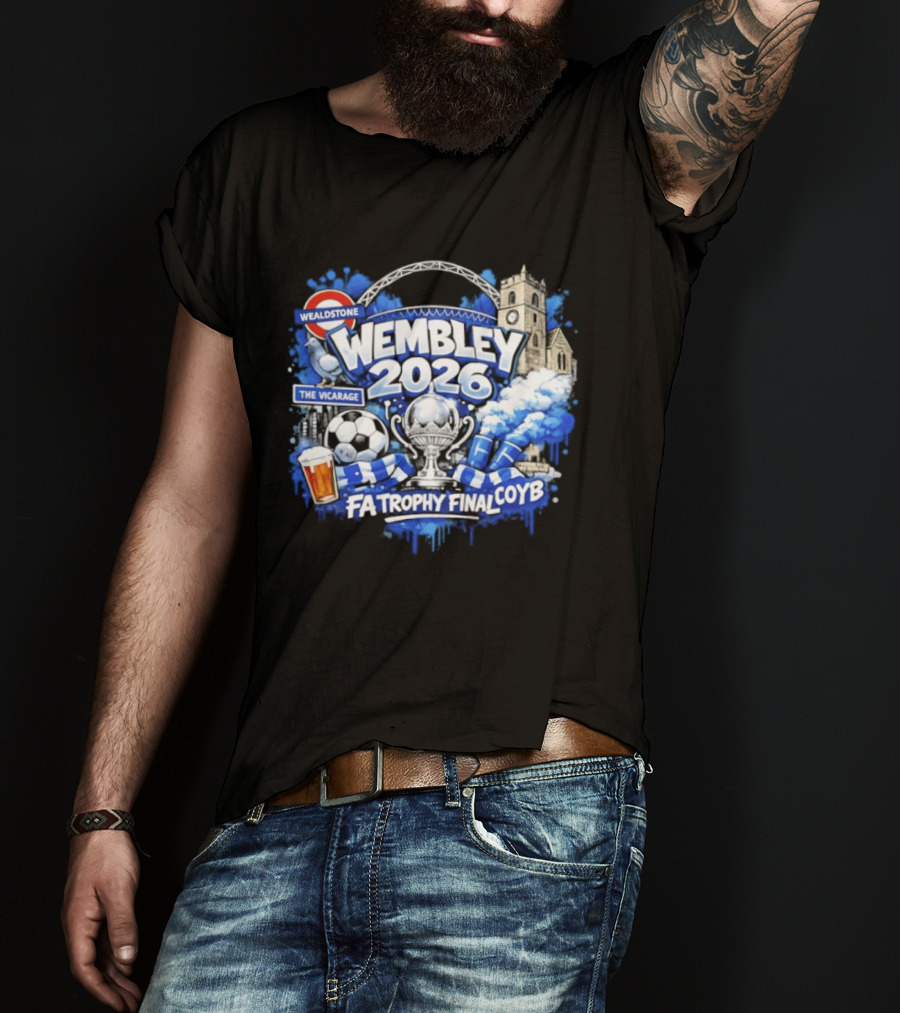 Wealdstone Wembley 2026 FA Trophy Final COYB The Vicarage T-Shirt