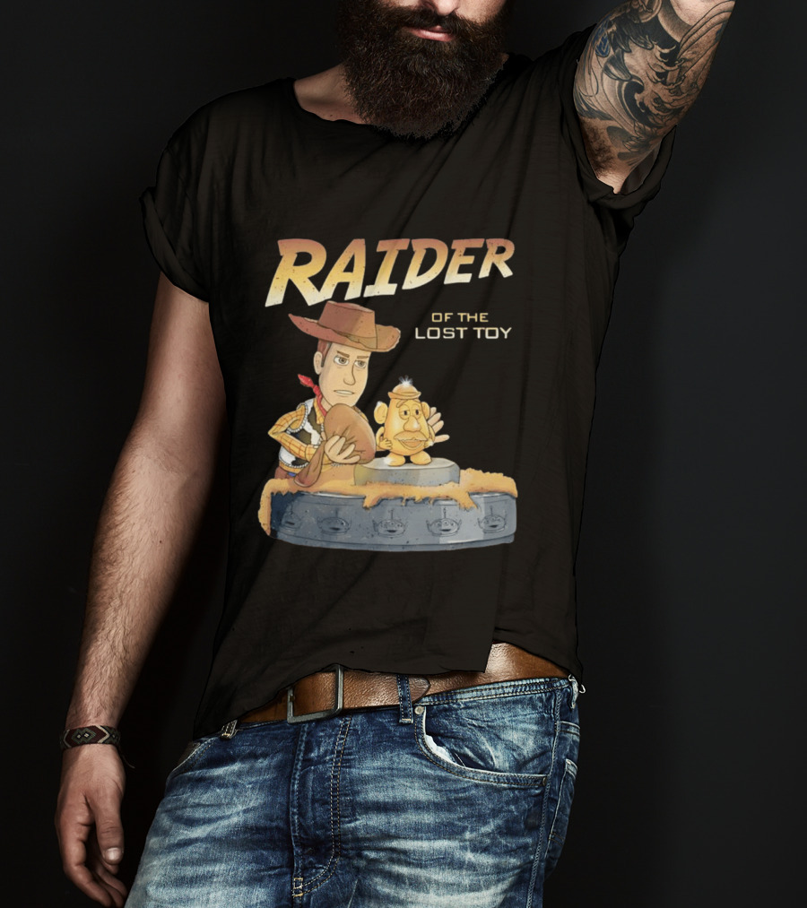 Raiders Toy Story Woody Mr Potato Head Lost Toy T-Shirt