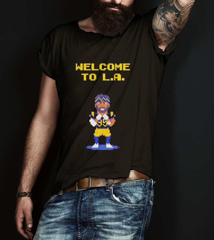 Welcome To L.A. Aaron Donald Los Angeles Rams Video Game T-Shirt