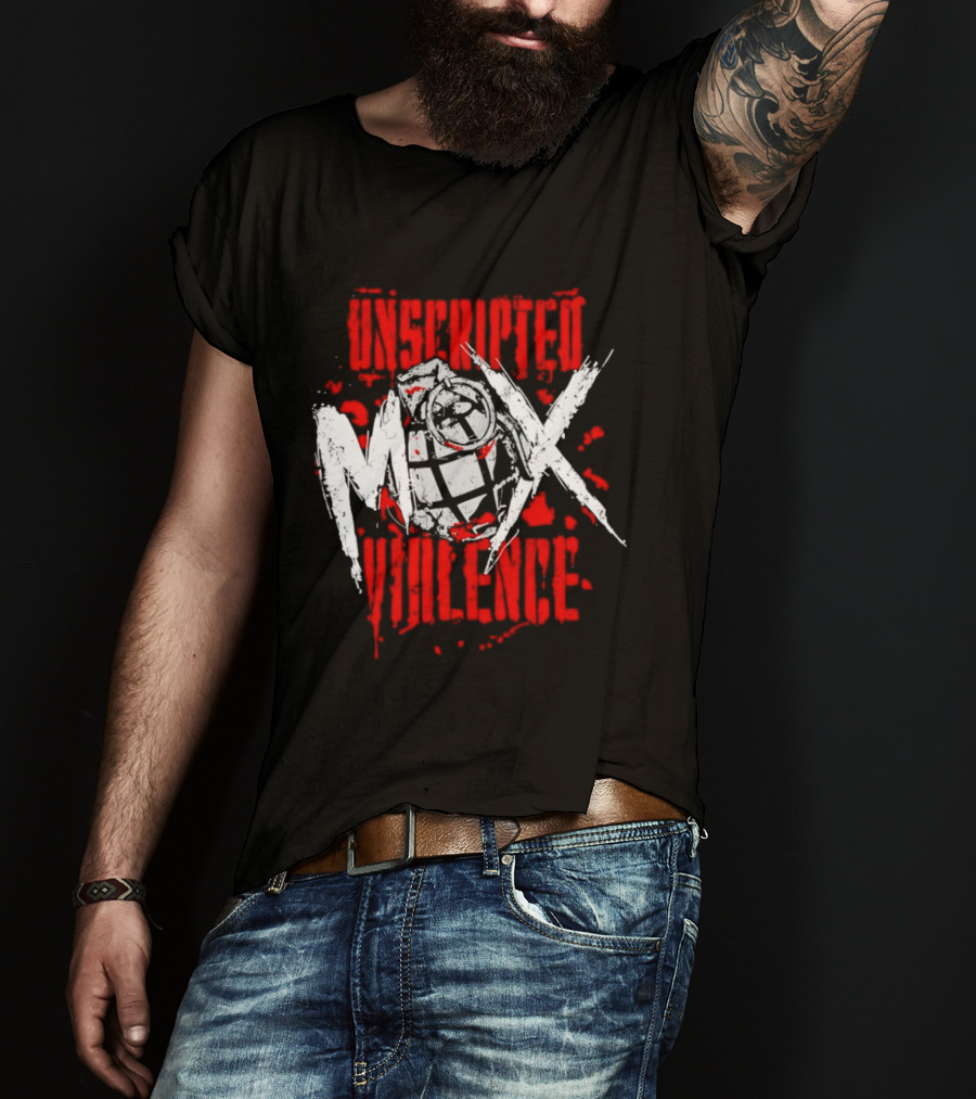 AEW Unscripted Violence Mox Grenade T-Shirt