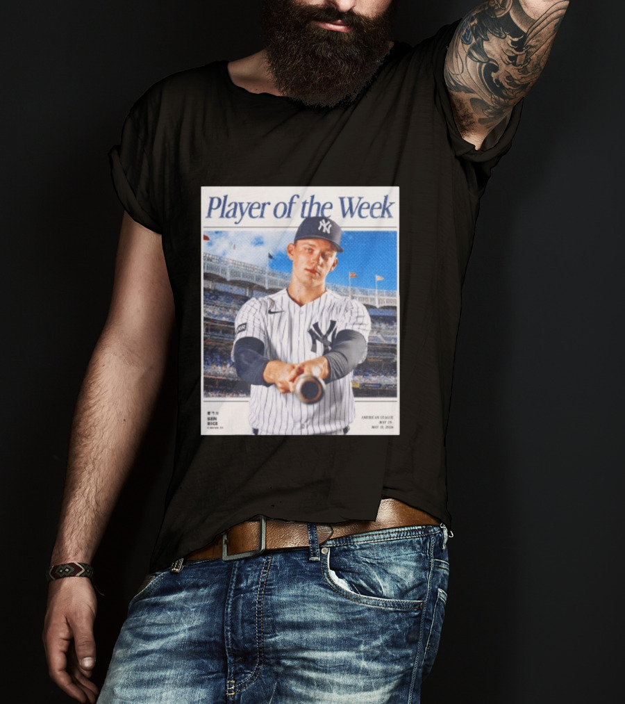 American League May 25 May 31 2026 Ben Rice Player Of The Week Yankees T-Shirt