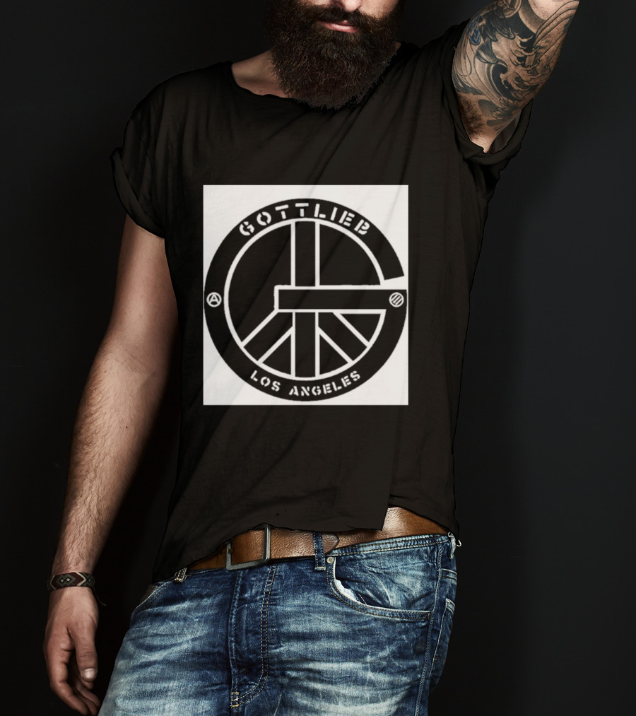 Gottlieb Peace Symbol Circle Los Angeles T-Shirt
