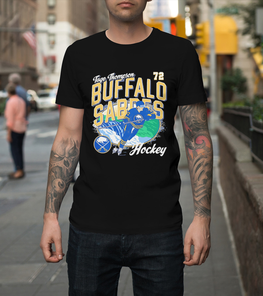 Tage Thompson 72 Buffalo Sabres Hockey Player T-Shirt